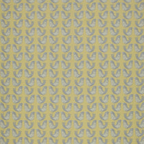 Scandi Birds Mustard Fabric by the Metre